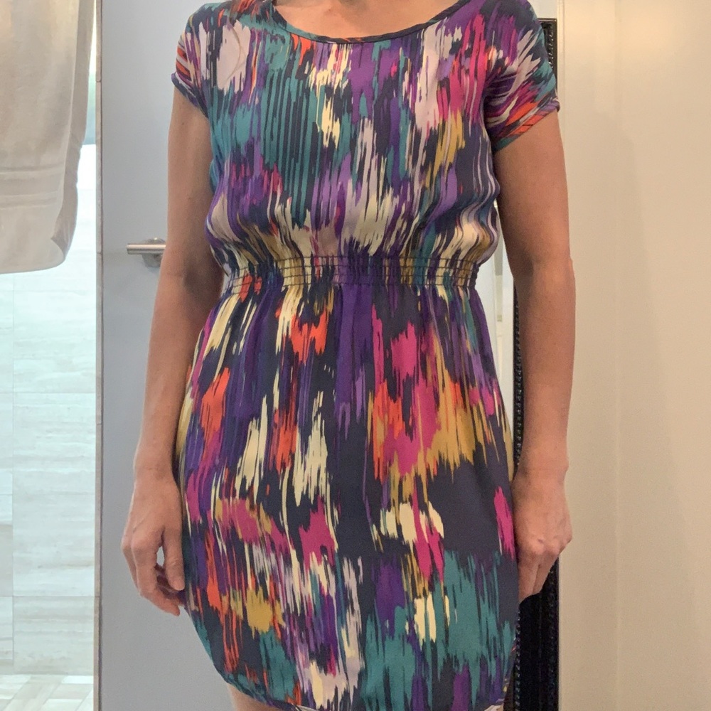 Long top 100% silk